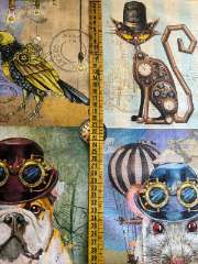 Panel animales steampunk