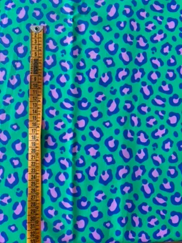 Print verde y rosa