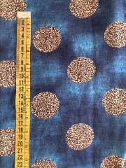 Círculo leopardo dodo azul