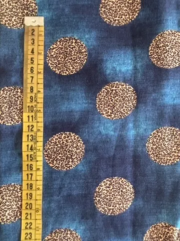 Círculo leopardo dodo azul