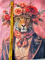 Panel leopardo flores