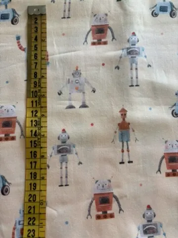 Robot infantiles fondo beige