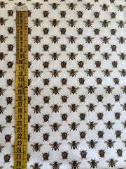 Abejas fondo blanco