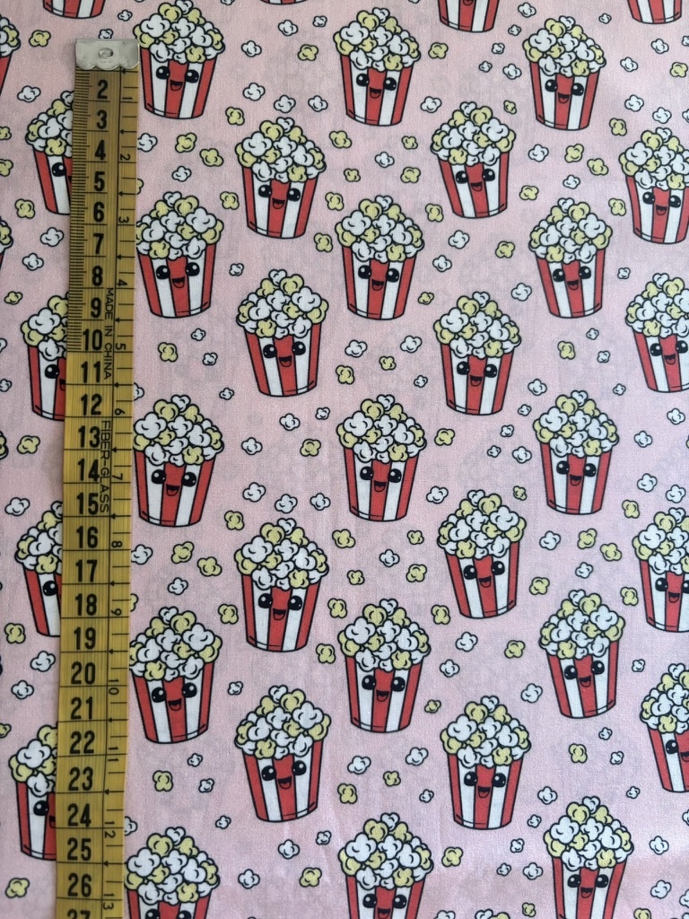 Palomitas fondo rosa