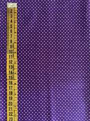Topo blanco fondo morado