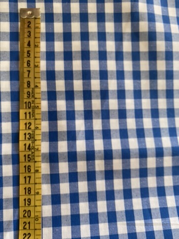 Vichy 1cm Azul clein