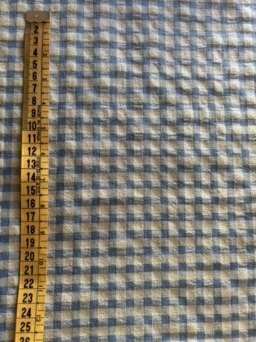 Vichy 1cm Azul Mint
