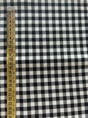 Vichy 1cm negro