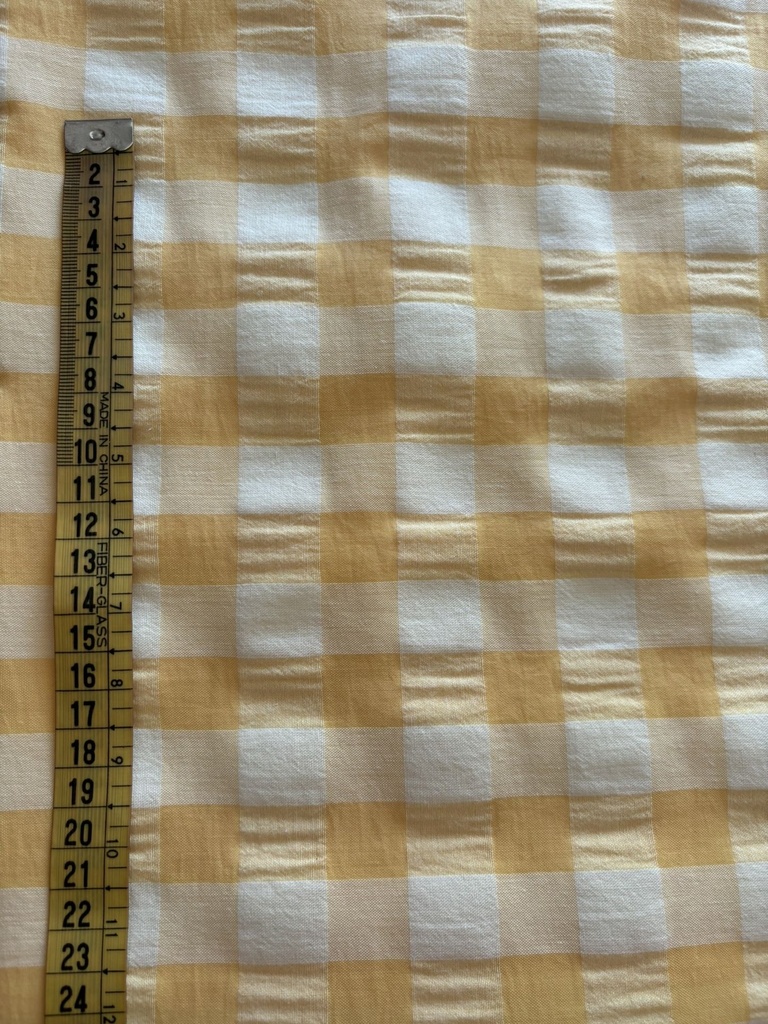 Vichy 2cm Amarillo
