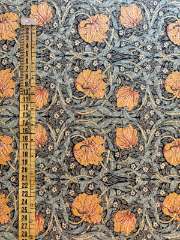 Flores verdes y mostaza William Morris