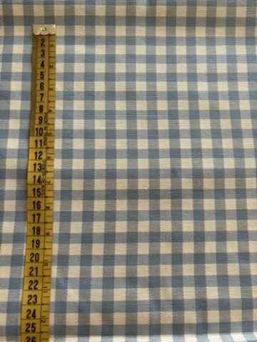 Vichy 1cm azul bebe