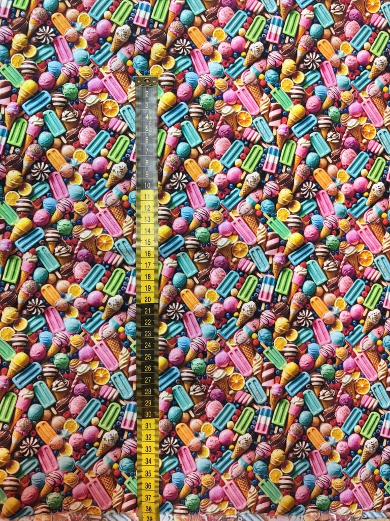 Telas helados de colorores fluor