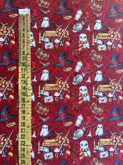 Harry potter estampado mini rojo